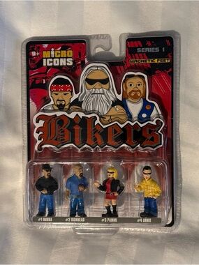 Micro Icons Bikers Series 1 collectible set manufactured by X-Concepts in 2004
